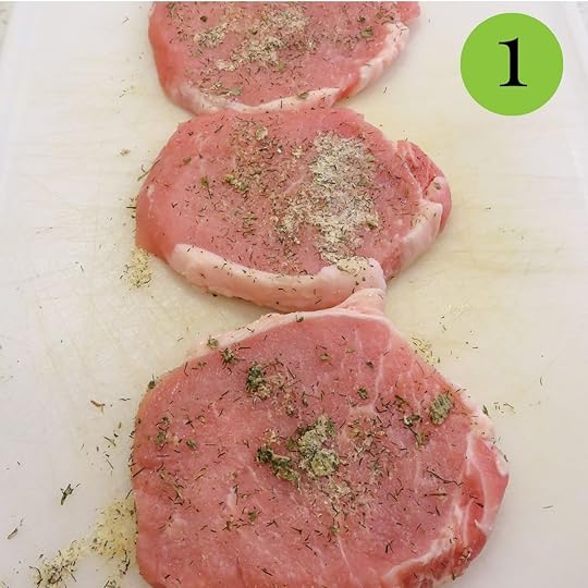 raw pork chops with ranch seasoning