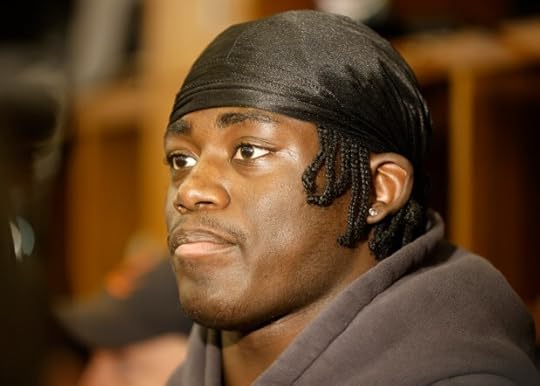 San Francisco 49ers' Malik Mustapha (6) speaks with reporters in the locker room at Levi's Stadium in Santa Clara, Calif., on Monday, Dec. 6, 2025. (Nhat V. Meyer/Bay Area News Group)