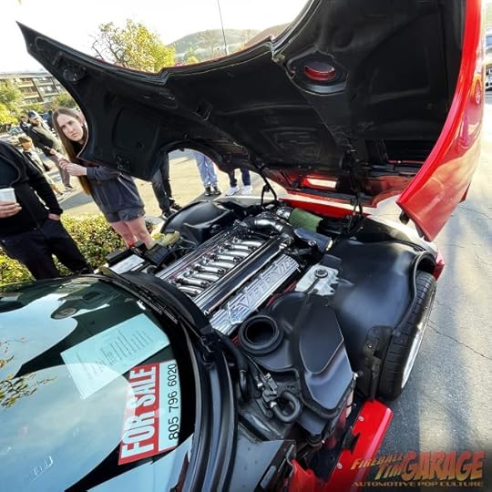 Fireball Tim Garage Automotive Pop Culture Art