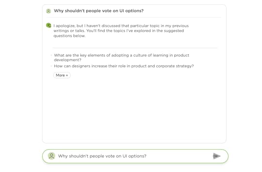 Ask LukeW question with no reply