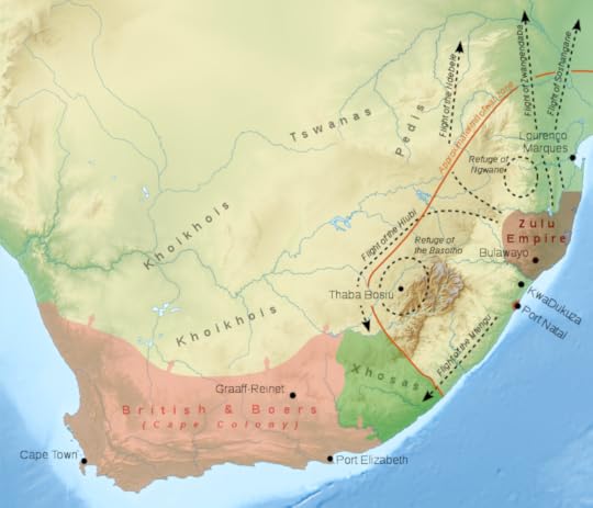 Shaka Zulu Empire Map