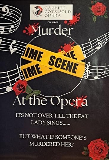 programme cover for Cardiff Cotswold Opera's murder mystery musical evening 