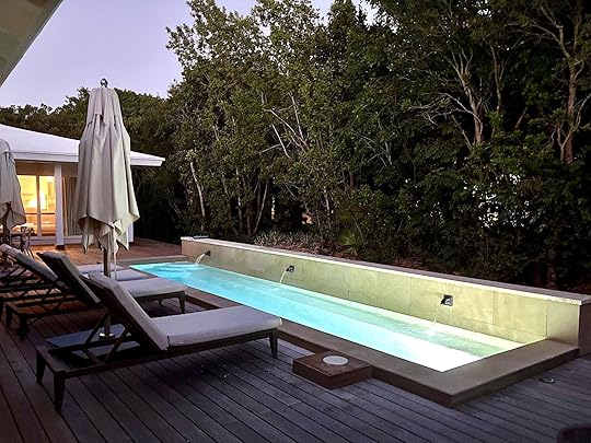 Private pool at one of the villas at The Cove eleuthera bahamas