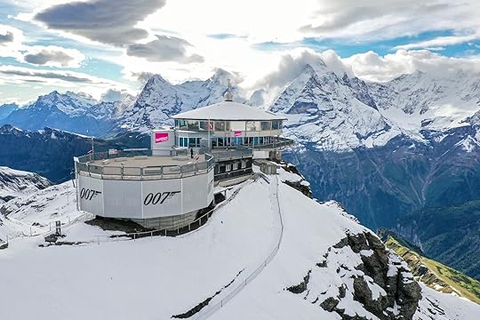 steepest swiss cable car - piz gloria restaurant