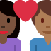 👩🏿‍❤️‍👨🏾
