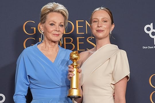 Jean Smart, left, and Hannah Einbinder pose in the press...