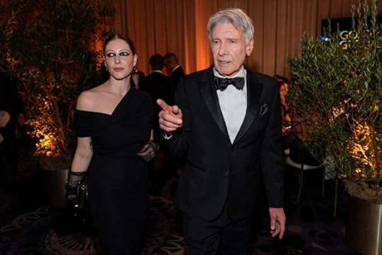 Georgia Ford, left, and Harrison Ford