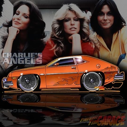 Fireball Tim Garage Automotive Pop Culture Art