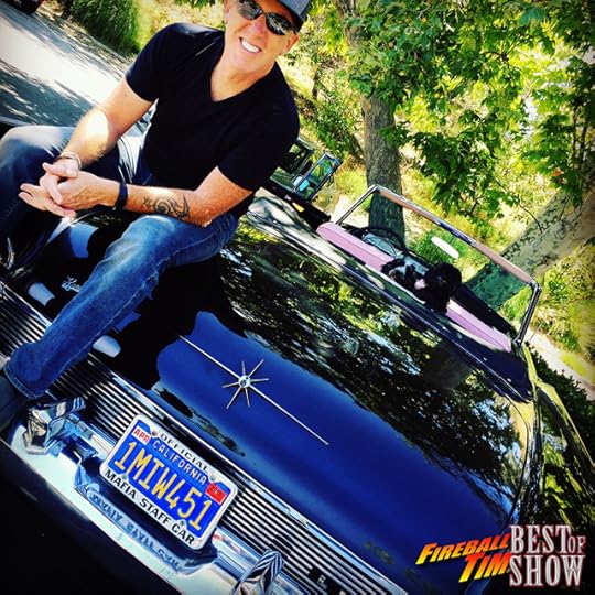 Fireball Tim Garage Automotive Pop Culture Art