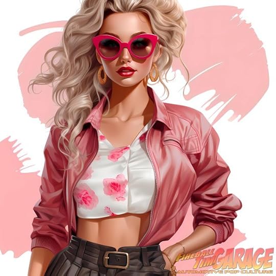 Fireball Tim Garage Automotive Pop Culture Art