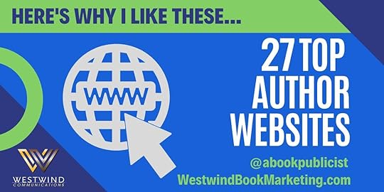 Top 27 Author Websites in 2025 Compiled by Book Publicist Scott Lorenz