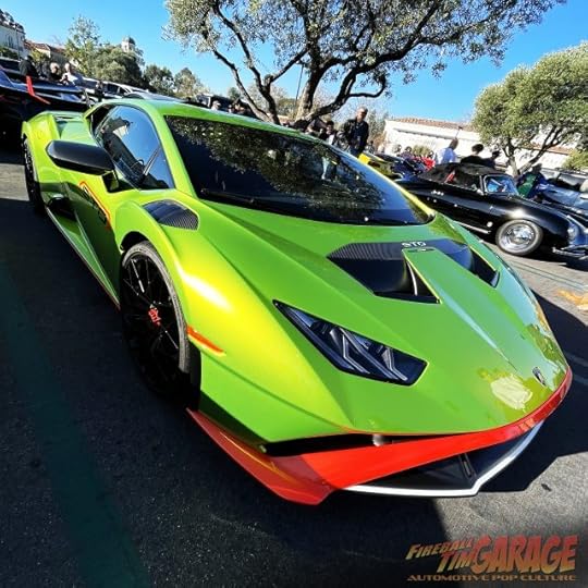 Fireball Tim Garage Automotive Pop Culture Art