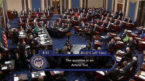 The scene at the Senate impeachment trial of President Trump - The ...