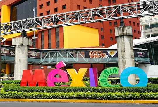 sign outside mexico city international airport