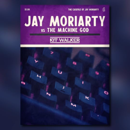 Book cover for Jay Moriarty vs the Machine God