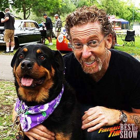 Fireball Tim Garage Automotive Pop Culture Art