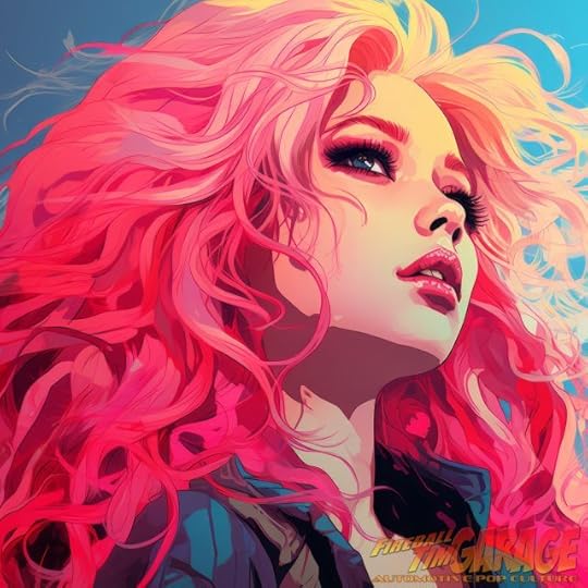 Fireball Tim Garage Automotive Pop Culture Art