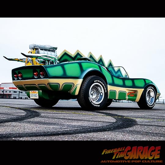 Frankenstein Fireball Tim Garage Automotive Pop Culture Art