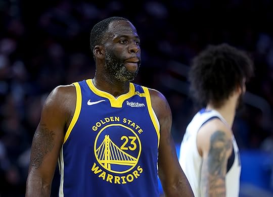 Golden State Warriors’ Draymond Green #23 reacts in the third...