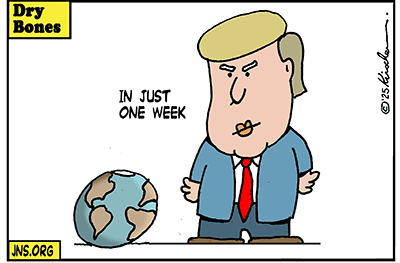 Dry Bones cartoon, Trump, President, USA, America, Republican,