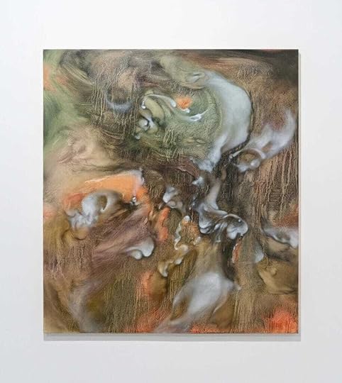 Sihan Guo, root cause, twisting Memling’s Hell, a shock absorber for ankles, spider lilies, knotted joints of bones, mossy, swirling, 2024