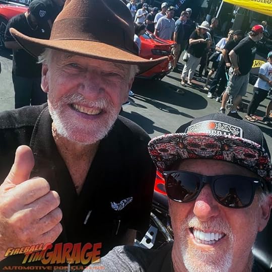 Fireball Tim Garage Automotive Pop Culture Art