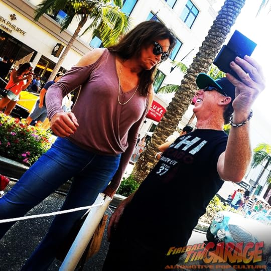 Fireball Tim Garage Automotive Pop Culture Art