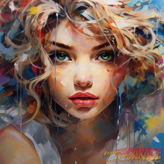 Fireball Tim Garage Automotive Pop Culture Art