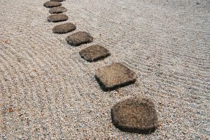 stones in Japanese garden. Image by yuzap on DepositPhoto
