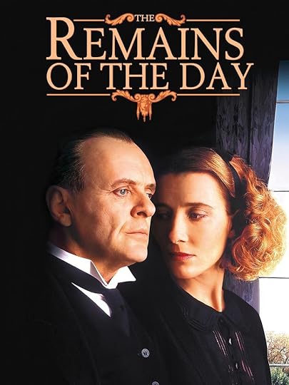 Movie poster showing Anthony Hopkins and Emma Thompson standing close together in costume for their roles in the film.