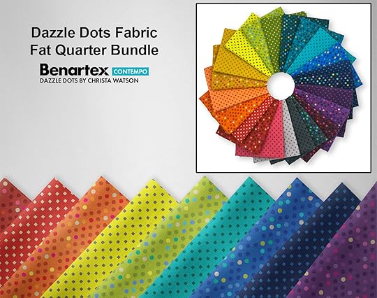 2025 BoM Block of the Month Dazzle Dots Fabric Fat Quarter Bundle at The Nancy Zieman Productions Blog