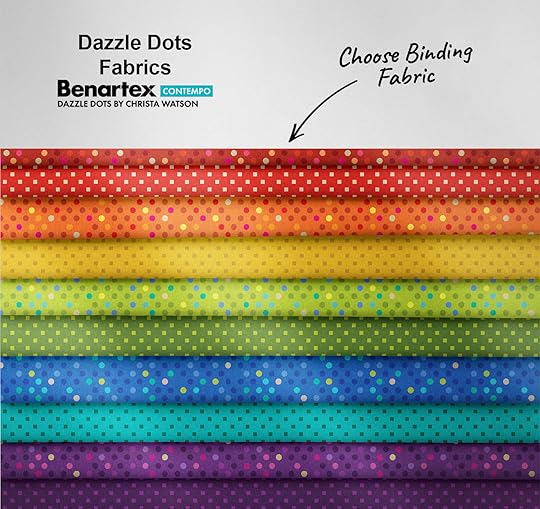 2025 BoM Block of the Month Dazzle Dots Fabrics at The Nancy Zieman Productions Blog