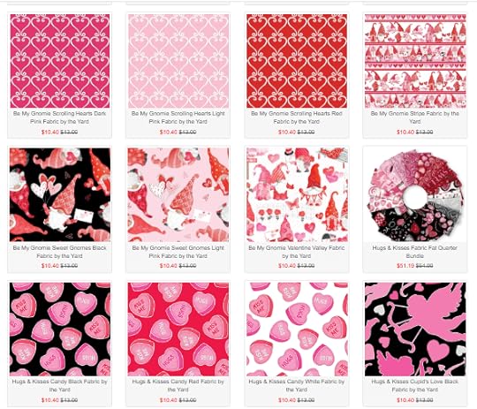 Valentine'S Day Fabric available at ShopNZP.com
