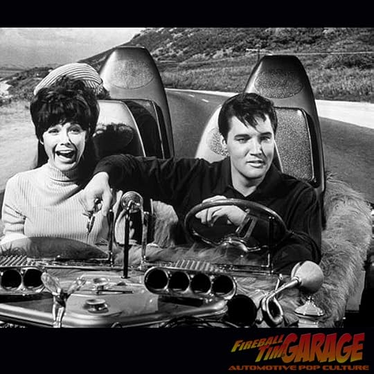 Elvis Fireball Tim Garage Automotive Pop Culture Art