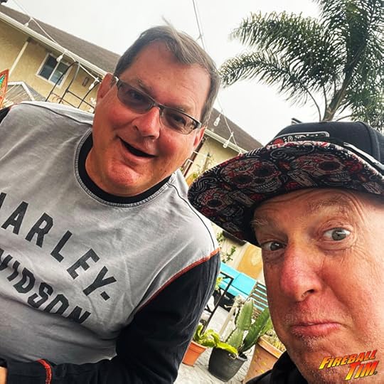 Fireball Tim Garage Automotive Pop Culture Art