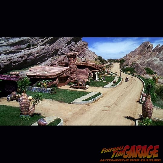 Fireball Tim Garage Automotive Pop Culture Art