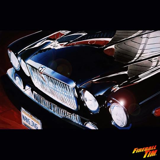 Fireball Tim Garage Automotive Pop Culture Art