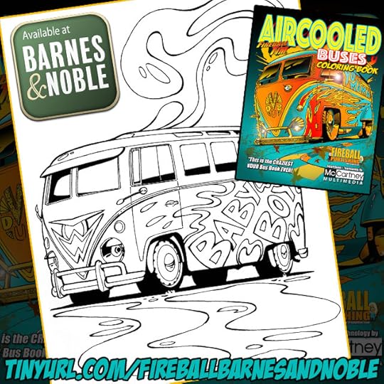 VW Bus Fireball Tim Garage Automotive Pop Culture Cars