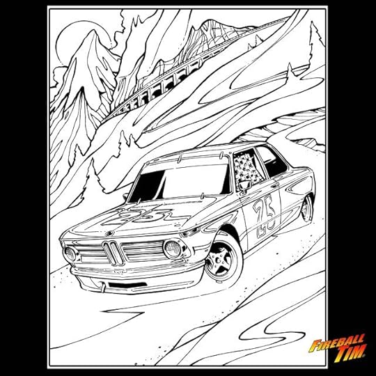 BMW 2002 Fireball Tim Garage Automotive Pop Culture Cars