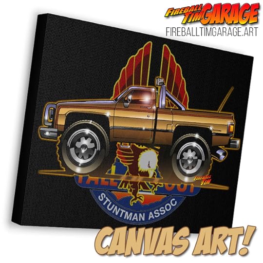 The Fall Guy Fireball Tim Garage Automotive Pop Culture Cars