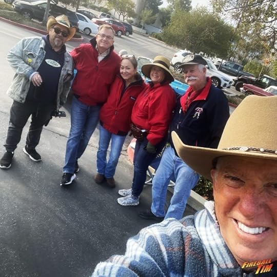 Fireball Tim Garage Automotive Pop Culture Art