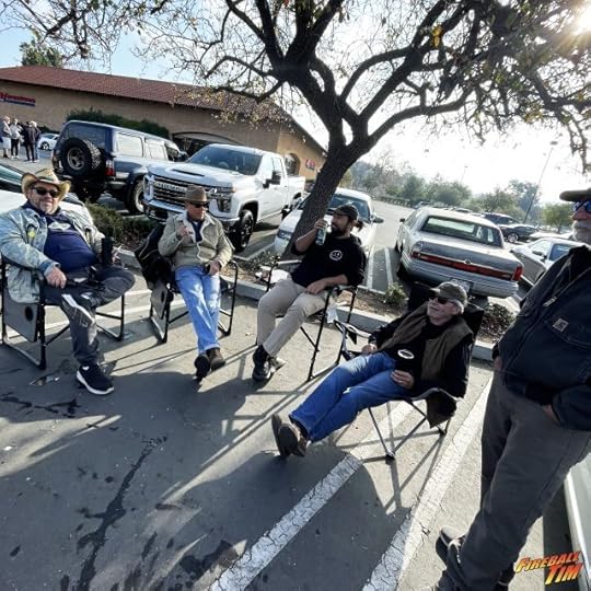 Fireball Tim Garage Automotive Pop Culture Art