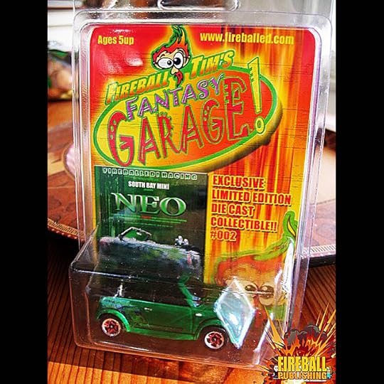 Fireball Tim Garage Automotive Pop Culture Art