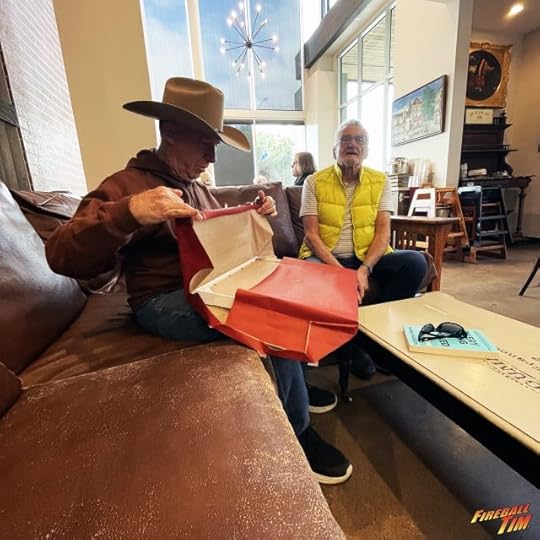 Fireball Tim Garage Automotive Pop Culture Art