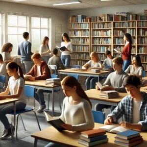 high school reading classroom