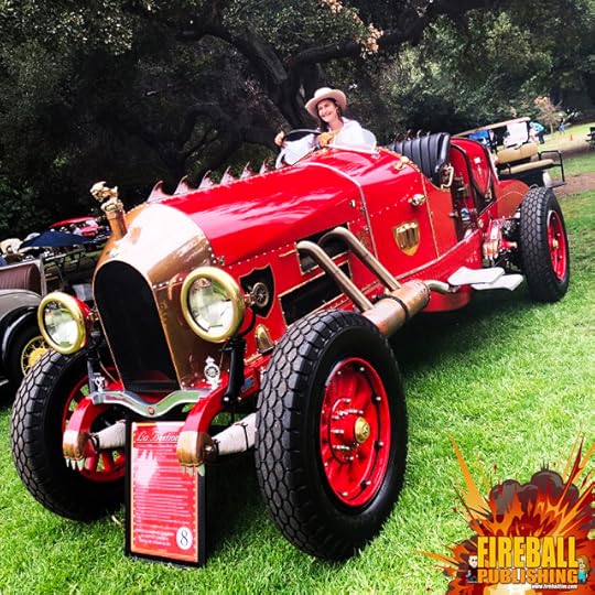 Fireball Tim Garage Automotive Pop Culture Art