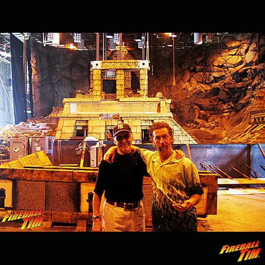 Fireball Tim Garage Automotive Pop Culture Art