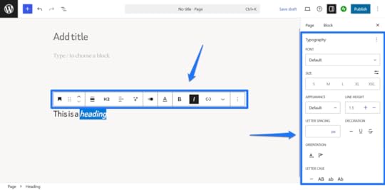 Where to find the Settings sidebar.