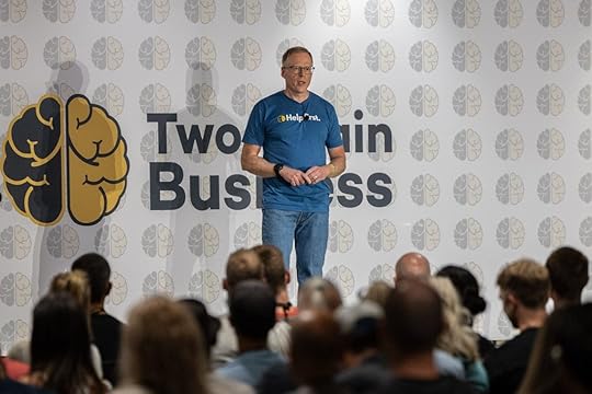 Chris Cooper speaks at the 2024 Two-Brain Summit.