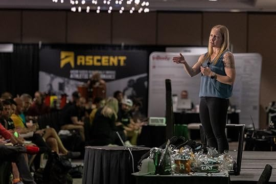 Joleen Bingham speaks at the 2024 Two-Brain Summit.